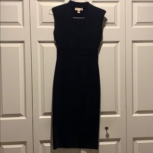 Navy blue MK midi dress